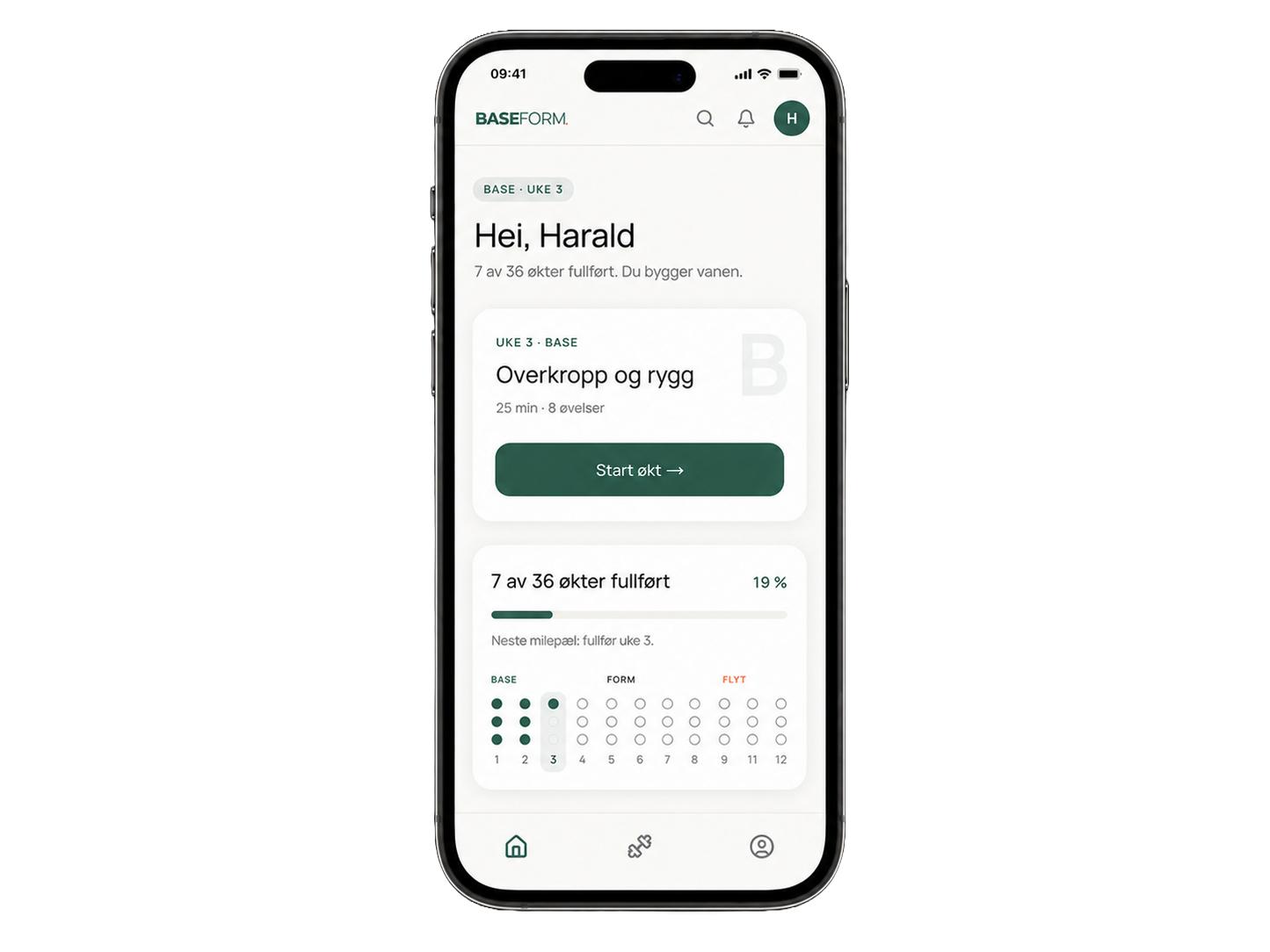 Baseform App Medlemskap (12 måneder)